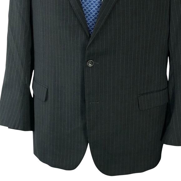 Brooks Brothers 1818 Mens Size 46L Suit Drop 5 Fitzgerald Pinstripe *TINY FLAW - Picture 3 of 16